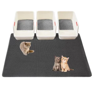 Extra große Katzentoilette 47x36 wasserdicht rutschfest Katzentoilette Falle-